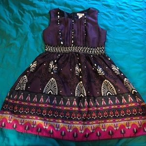 Moon Collection Floral Design Dress